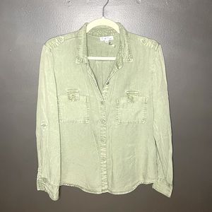 ON THE ROAD TENCEL BUTTON DOWN